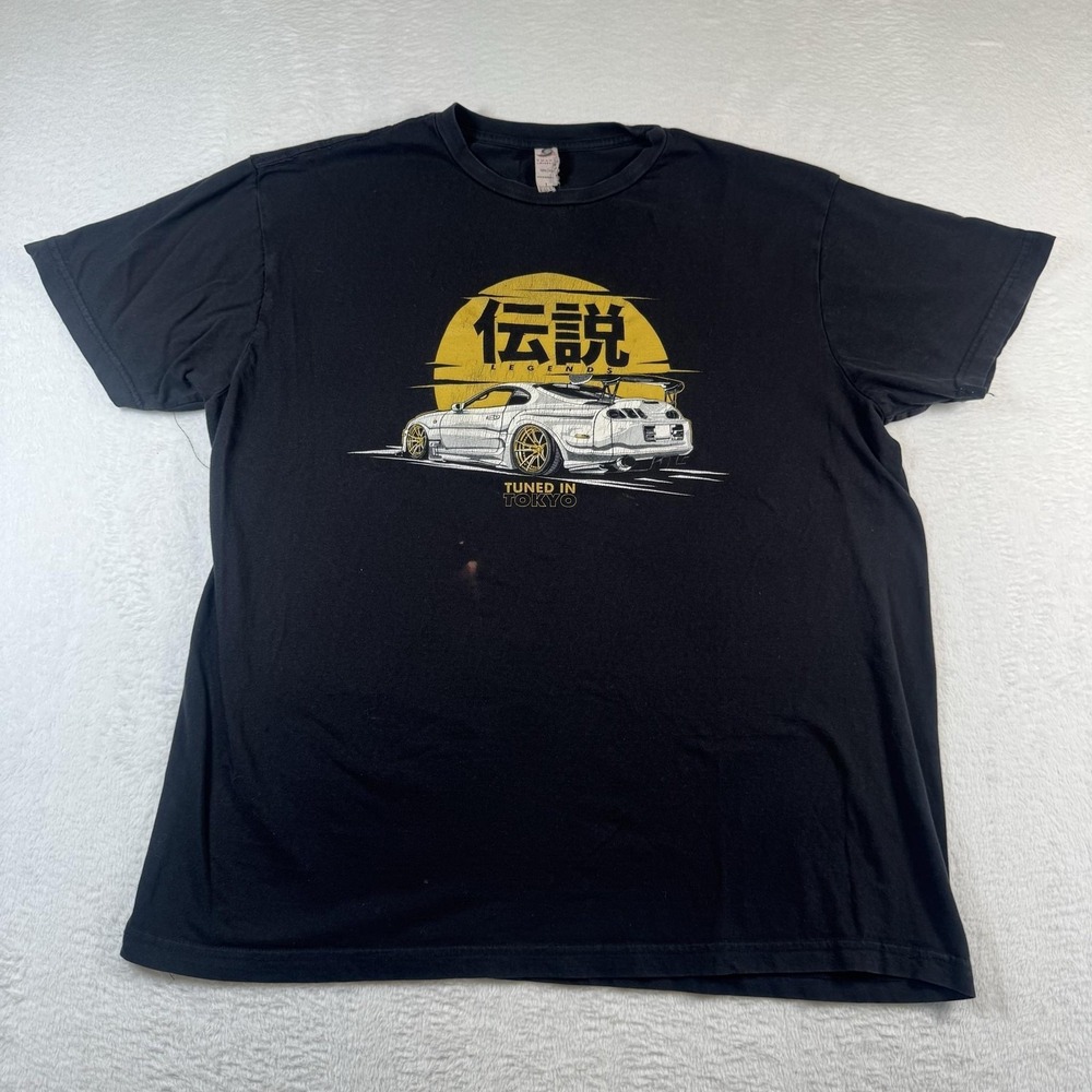 Smart Blanks Shirt Mens XL Black Tuned In Tokyo Car Japanese Racing Tee